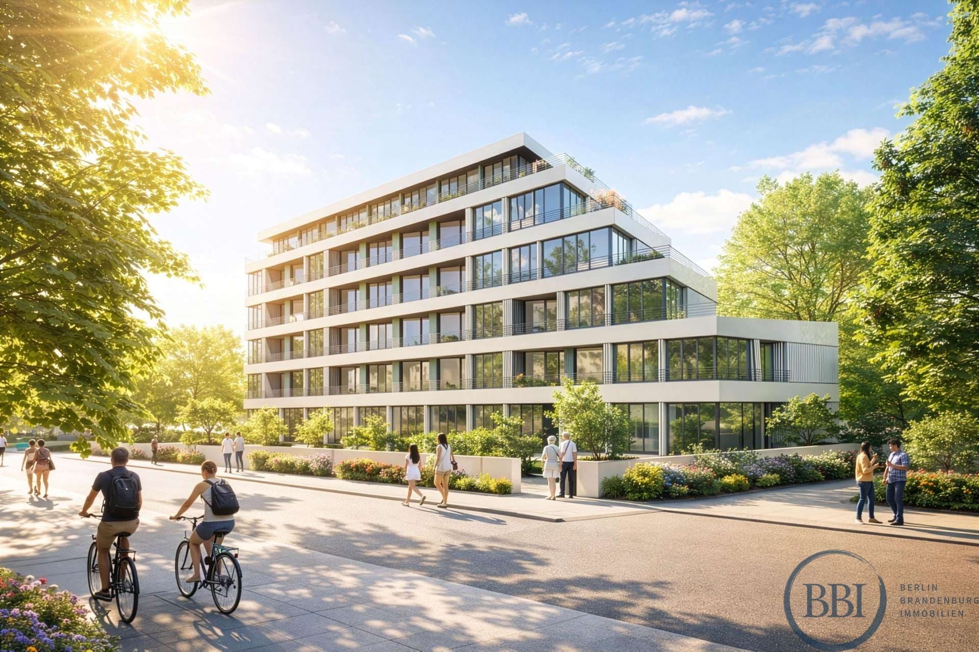 Kompakte Zwei-Zimmer-Neubauwohnung mit Loggia — Effizienzhaus 40, ideal für Kapitalanleger