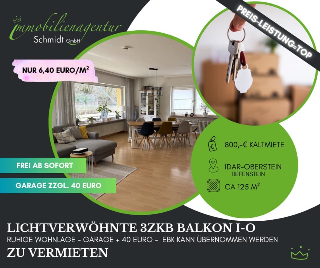 ***Seltenes Wohnangebot: Lichtverwöhnte und komfortable 3ZKBB!***