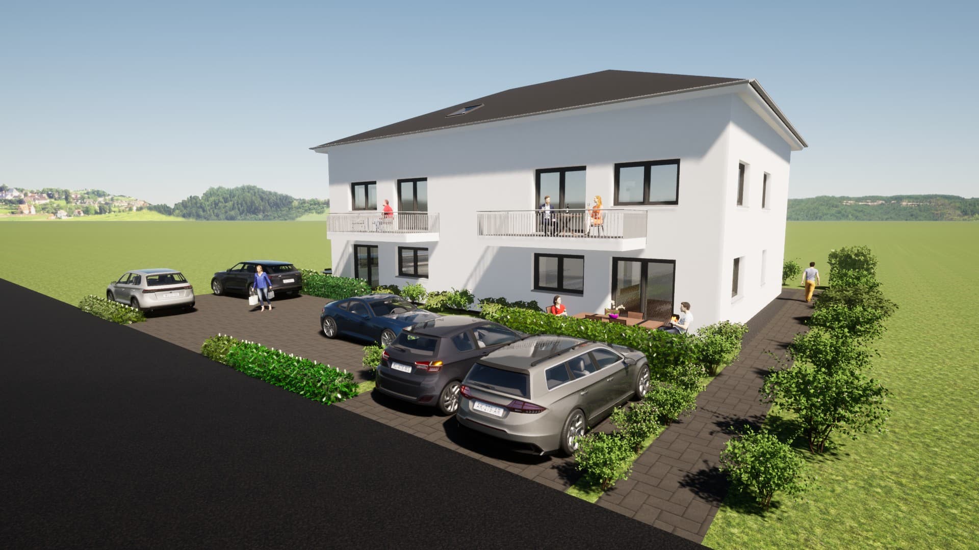 2-Zimmer-Wohnung in Cham - KFW 40 Standard