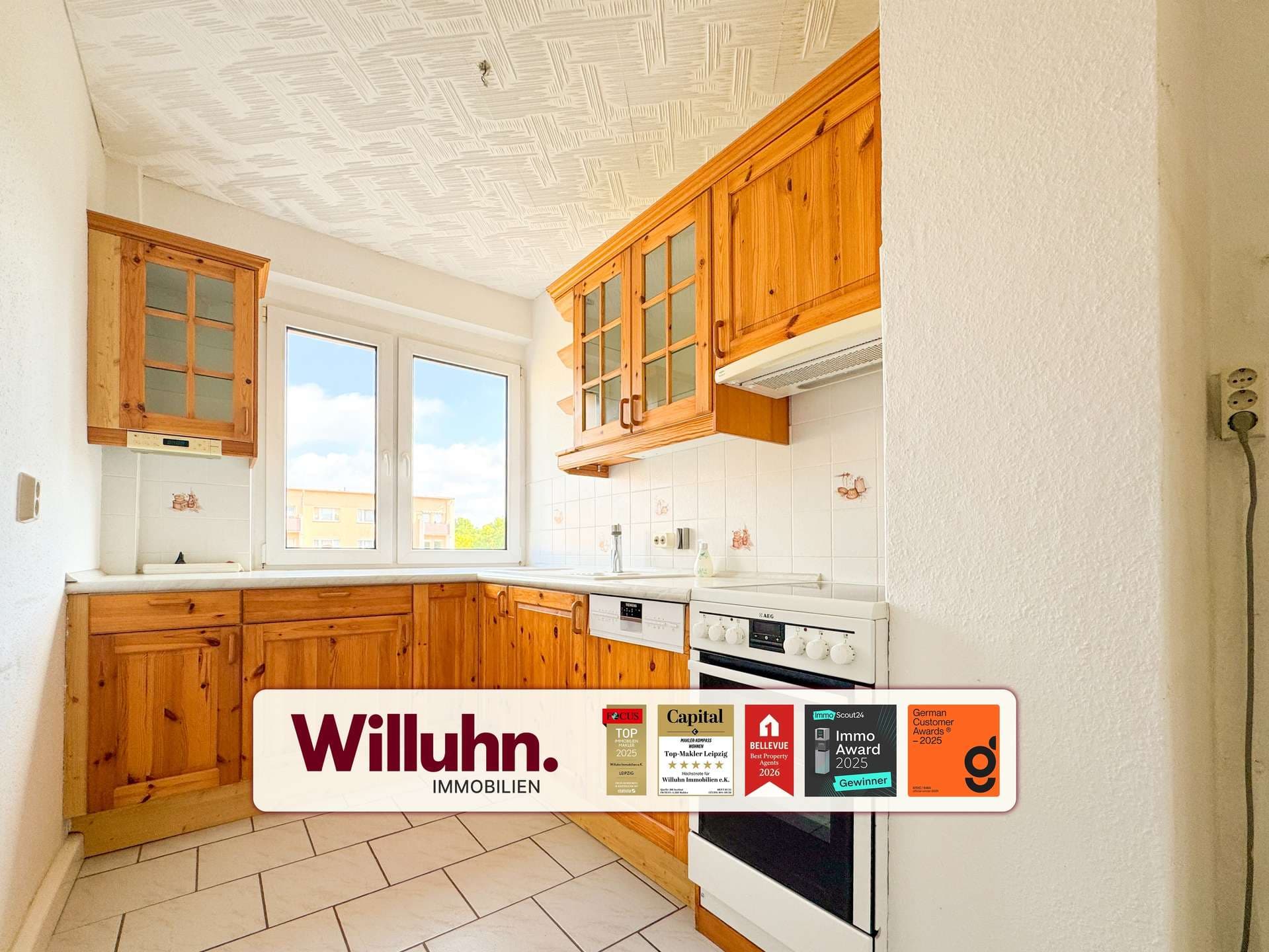 Bezugsfrei im Grünen - Einbauküche | Balkon | Tageslichtbad