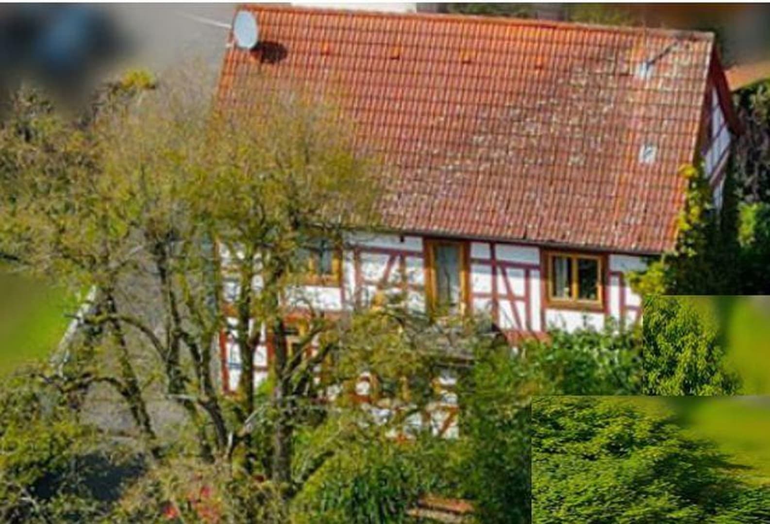 170 m2 Fachwerk Haus mit Garten und Balkon in Stadtteil von Brachttal