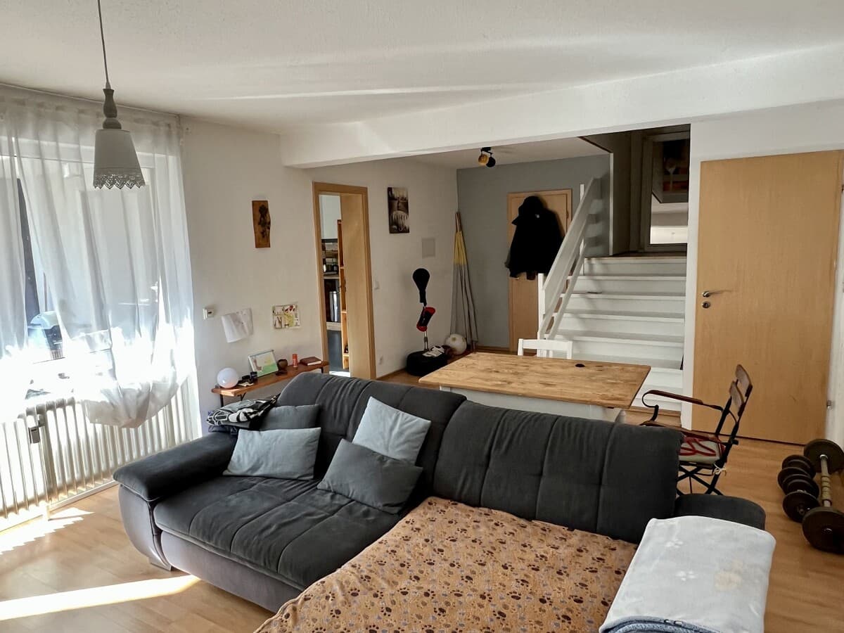 Gepflegte 3 Zimmer Maisonettewohnung mit TG-Stellplatz und Keller in Kuppenheim!