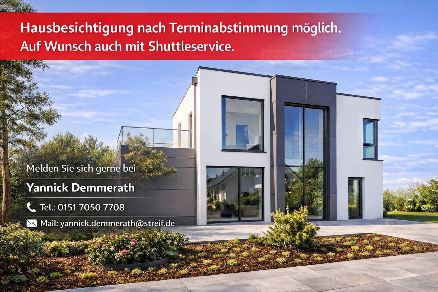 Exklusive STREIF-Villa ----- Shuttle Service zur Besichtigung buchen 