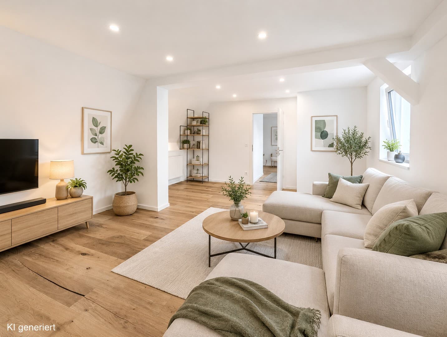 Sanierte Dachgeschosswohnung - Balkon, zum Einzug bereit - OHNE Provision