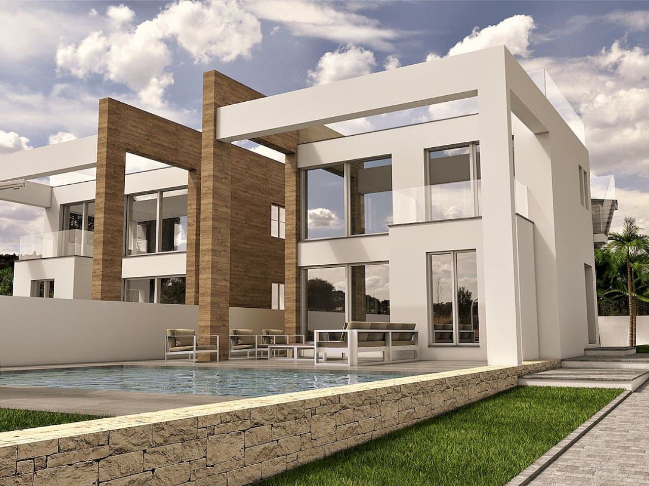 Exklusive Neubau-Villen in der Gegend von La Mata - nur 1,2 km vom La Mata Strand entfernt