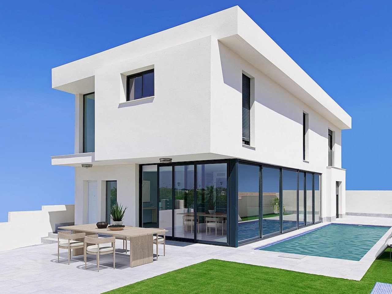 Miro exklusives Neubau-Projekt, bestehend aus freistehenden Villen mit eigenem Pool 