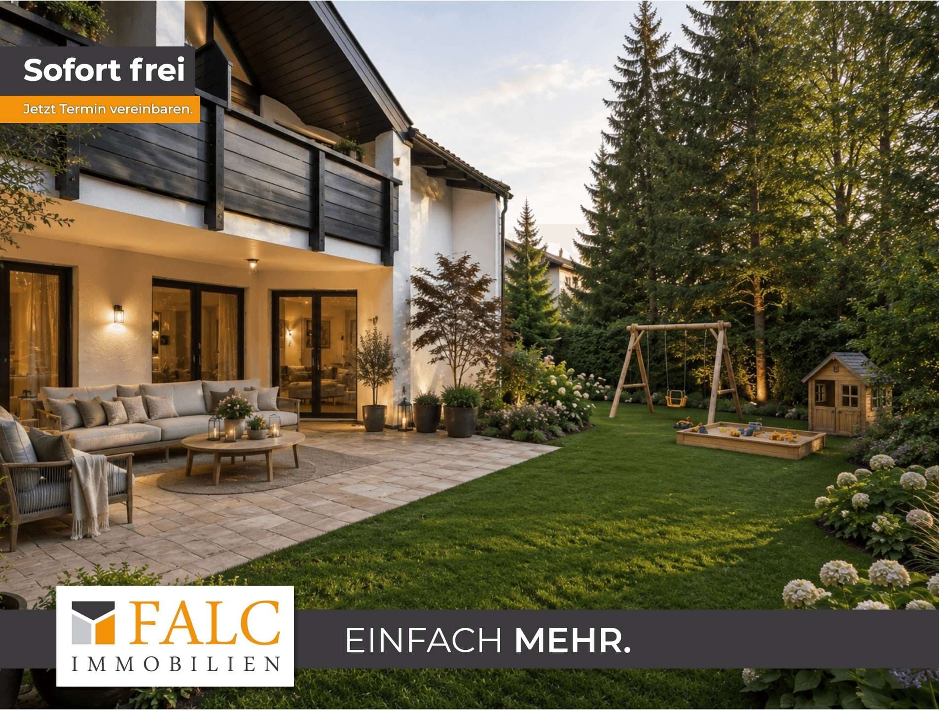 Wohnen wie im eigenen Haus: Viel Platz für die Familie, 185 m² Garten & flexible Arbeitsbereiche