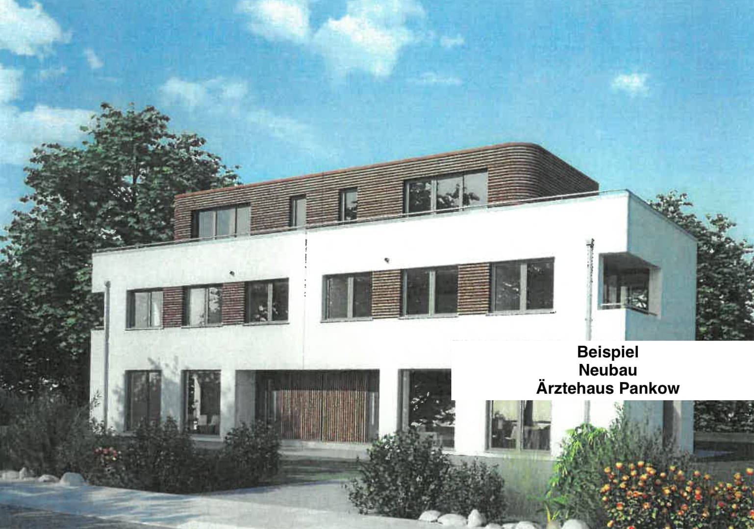 Neubau eines Gewerbe - und Wohnhaus