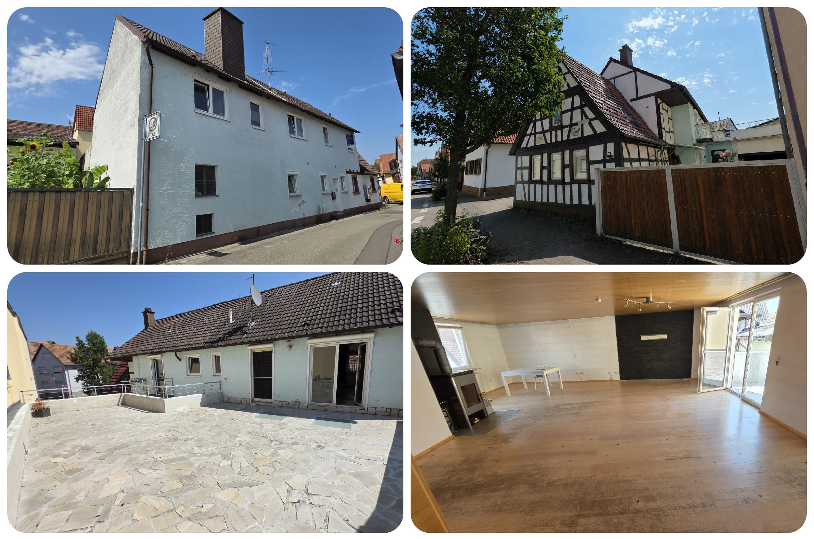 Einfamilienhaus mit Hof und weitläufiger Dachterrasse und Einliegerwohnung sowie großen Lagerraum