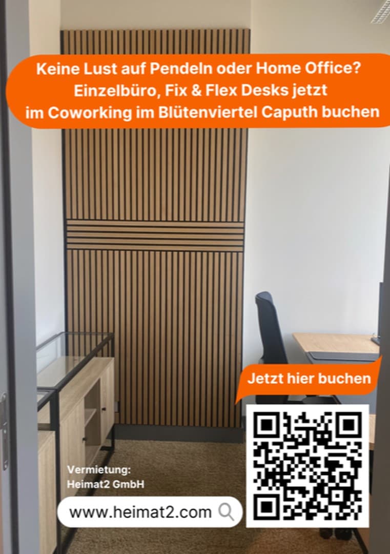 Einzelbüro im Blütenviertel Caputh