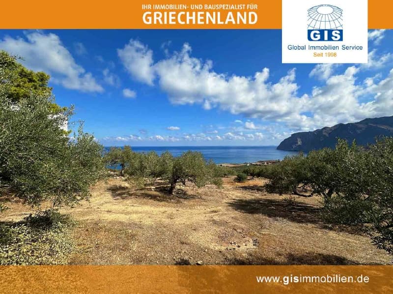 +++ GRIECHENLAND - GRUNDSTÜCK - SÜD-KRETA: Traumhafte Lage nähe Mochlos - Meerblick inklusive +++