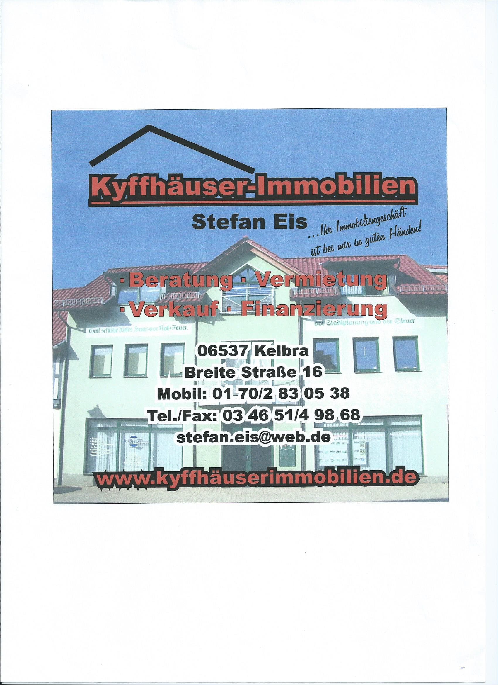 Kyffhäuser Immobilien Stefan Eis