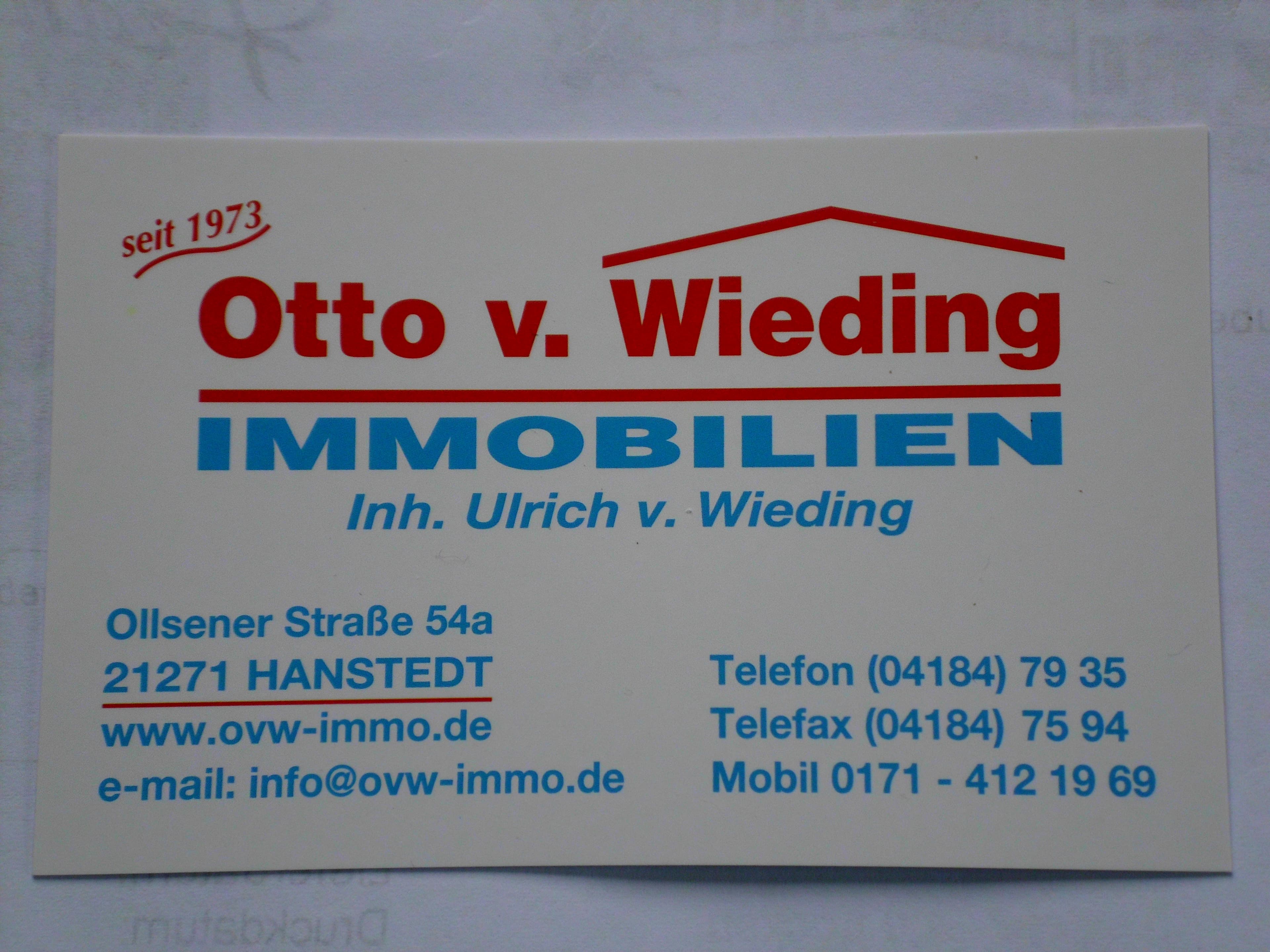 Otto von Wieding Immobilien, Inh. Ulrich von Wieding