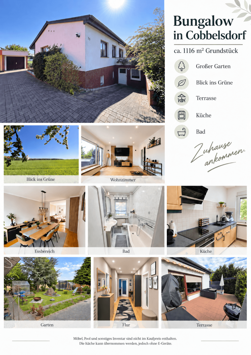 Provisionsfrei von Privat - gepflegter Bungalow/ Vollunterkeller