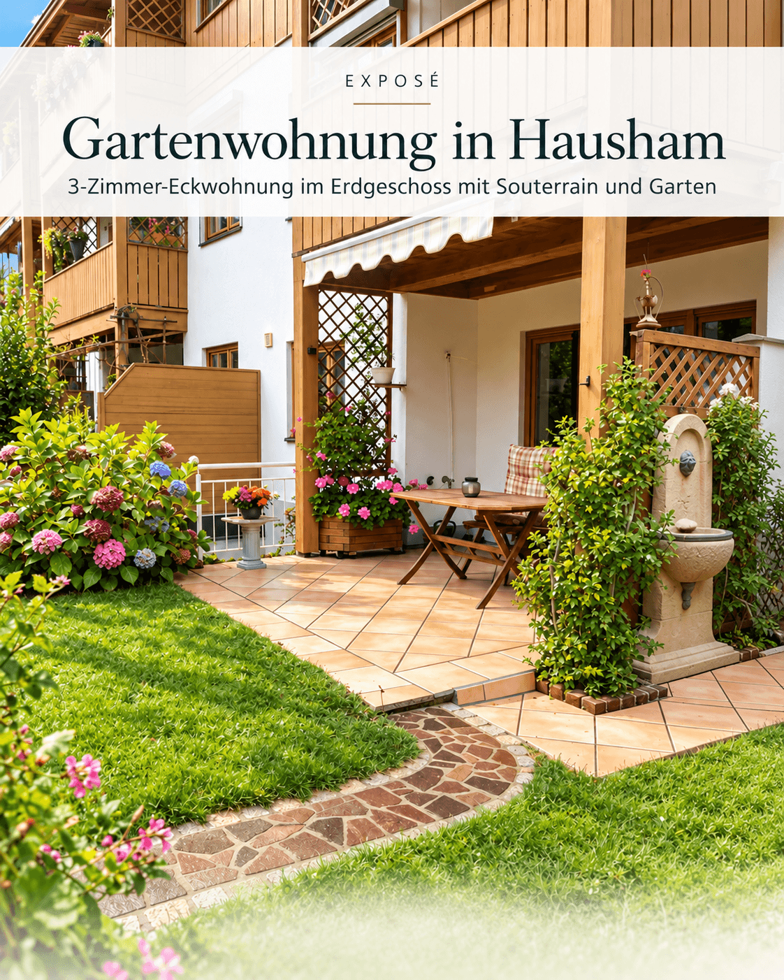 3-Zimmer-Gartenwohnung in Hausham nahe dem Schliersee – provisionsfrei