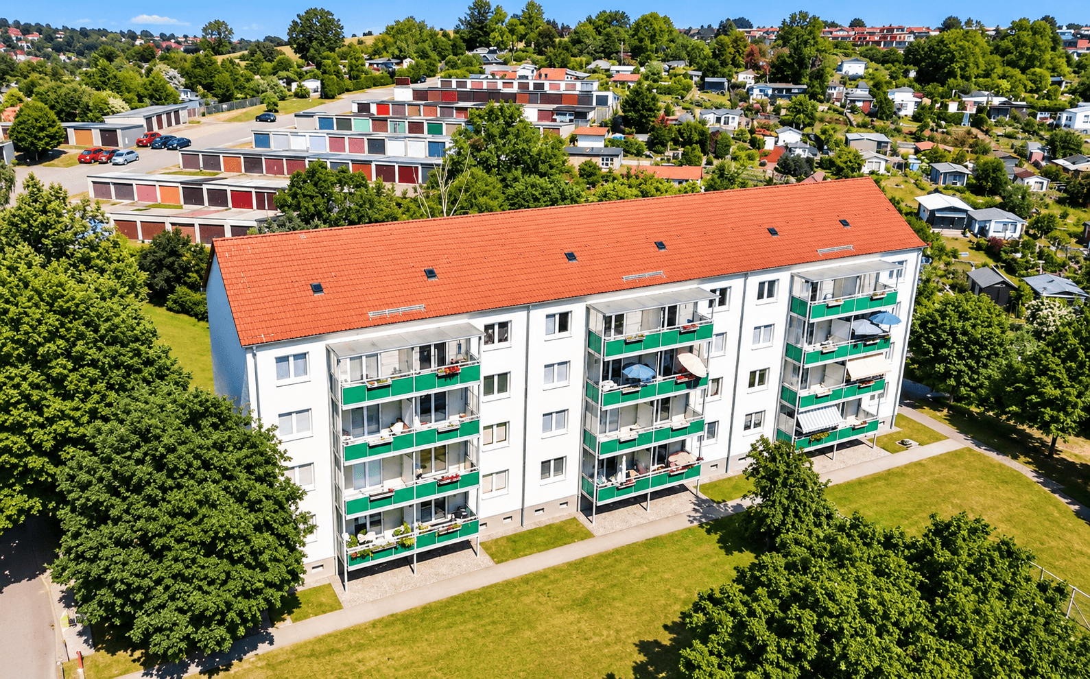 Sanierte 3-Raumwohnung im Wohngebiet Süd