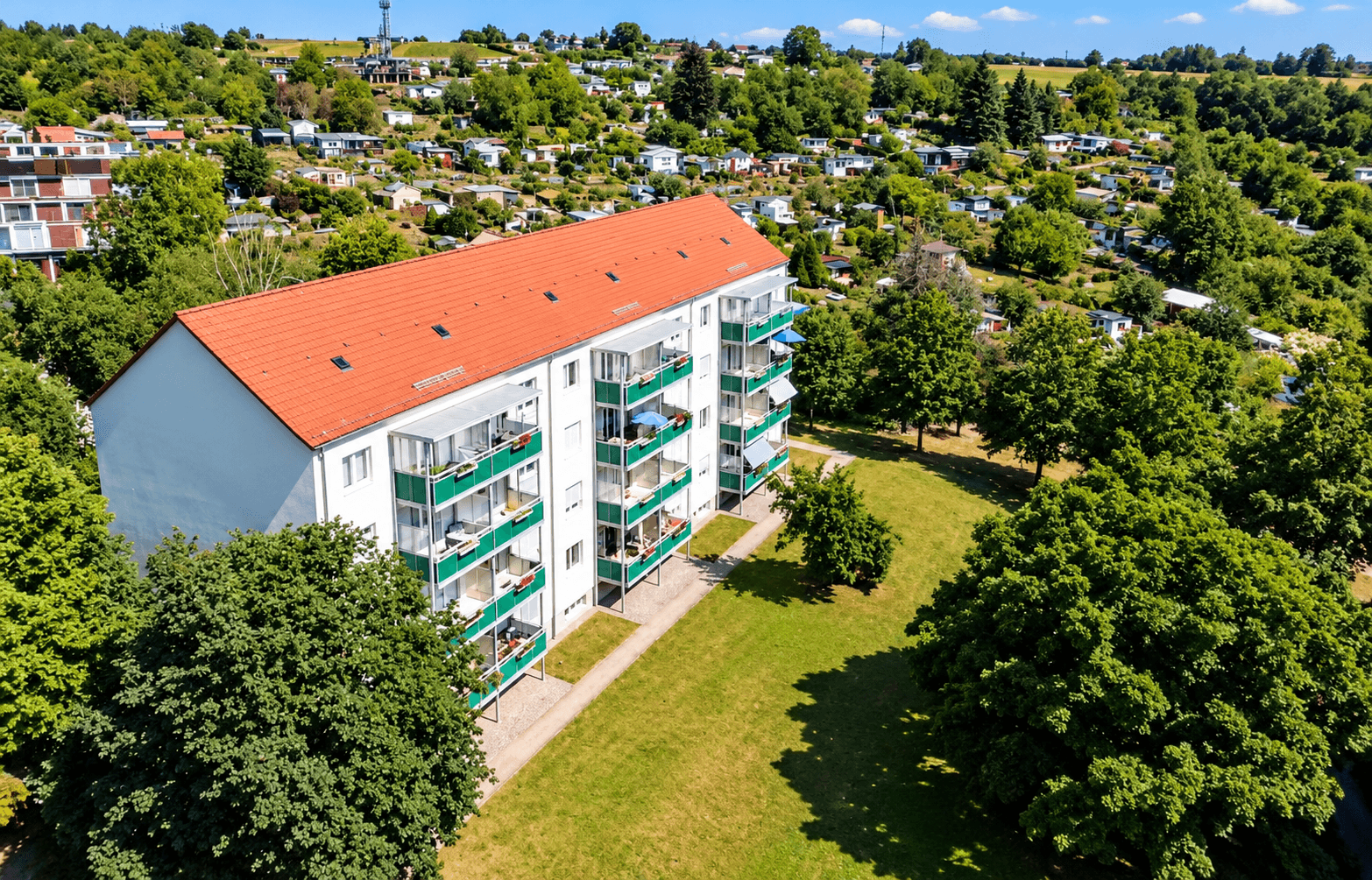 Sanierte 3-Raumwohnung im Wohngebiet Süd-Sangerhausen