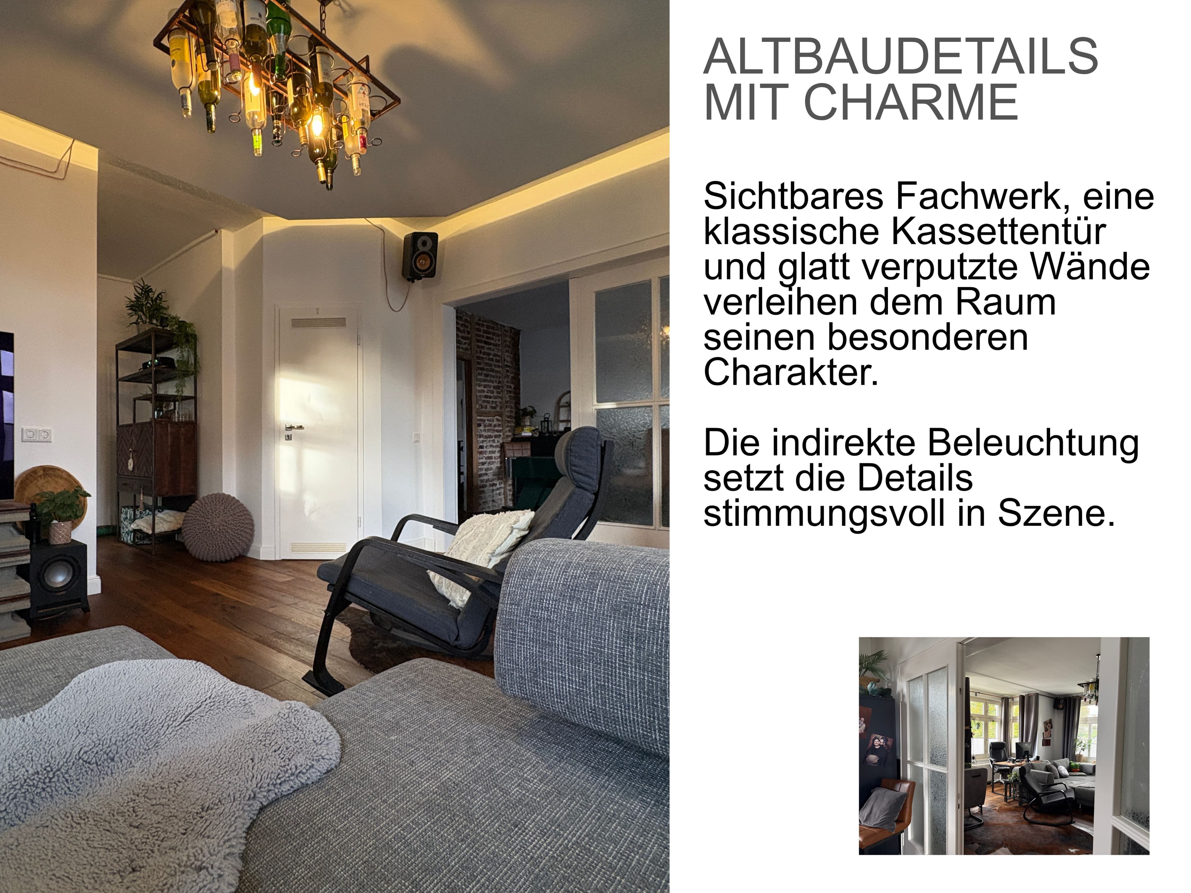 Todschicke Altbauwohnung mit Südwest-Balkon (provisionsfrei)