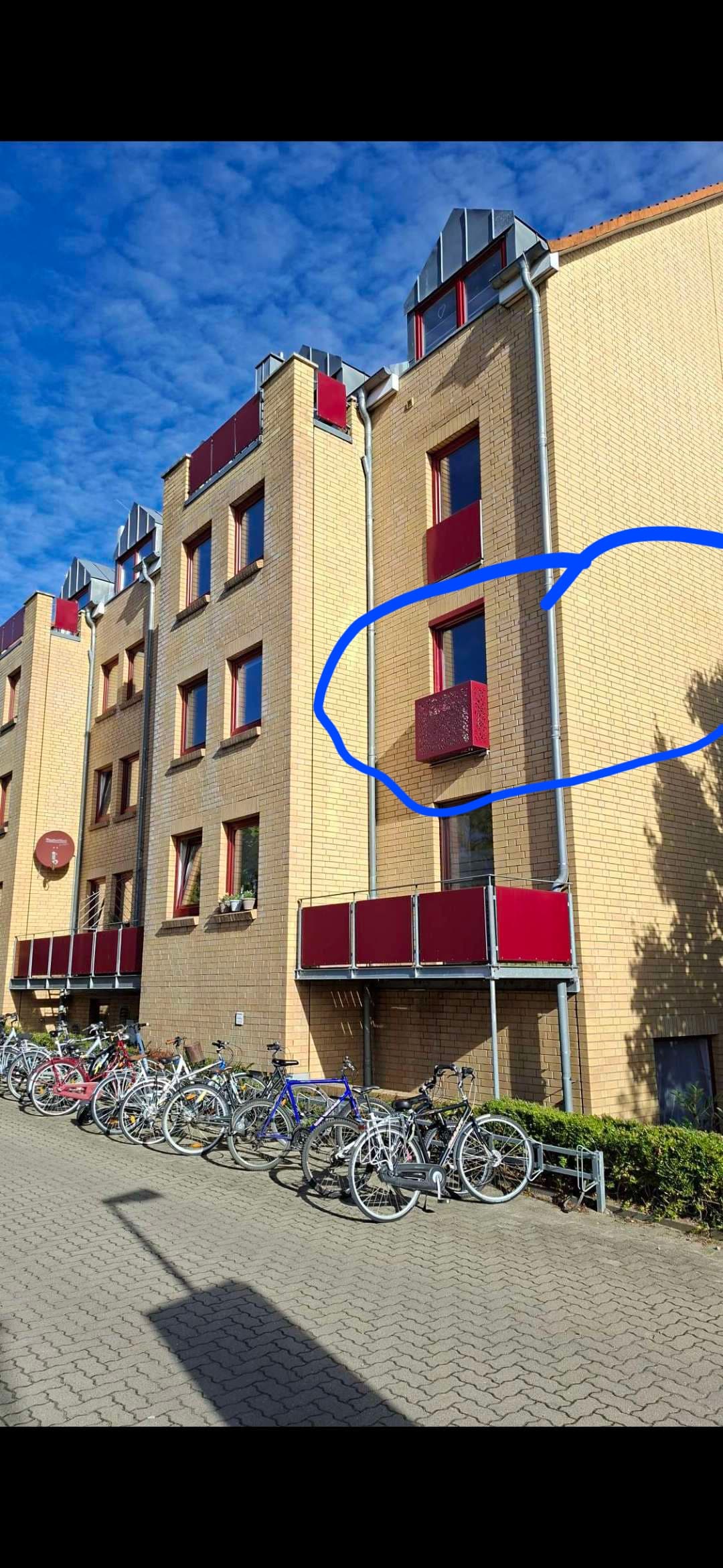 Süße, kleine 22-m²-Wohnung mit Klimaanlage und Außenstellplatz