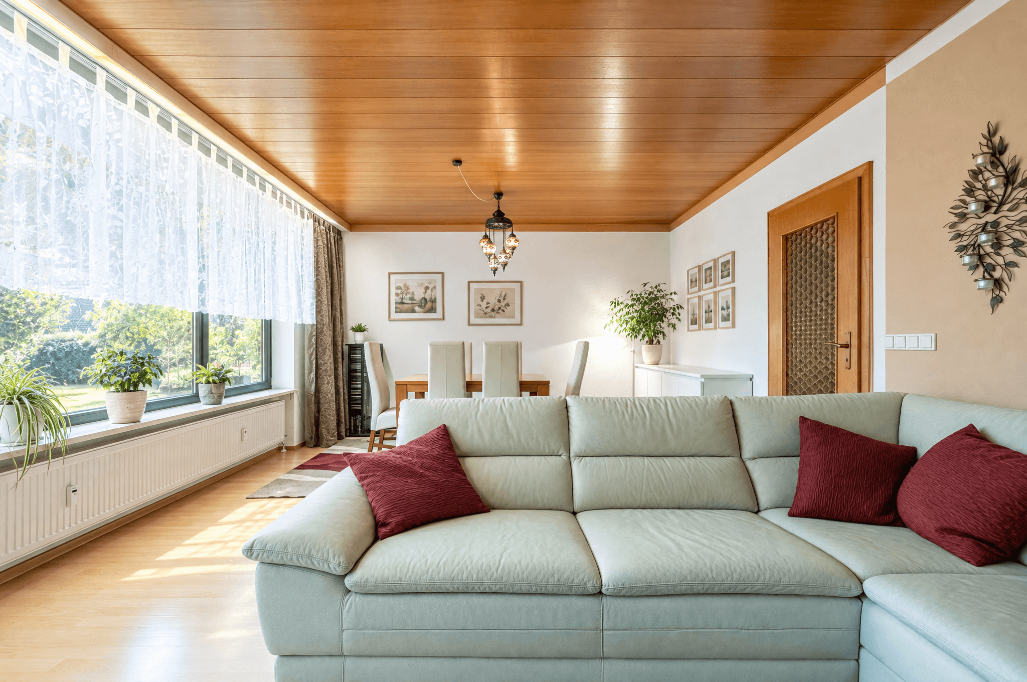 Ohne Käuferprovision! Große 2,5 Zimmer Wohnung (ca. 74 qm) mit Süd-West-Garten, Keller & Stellplatz