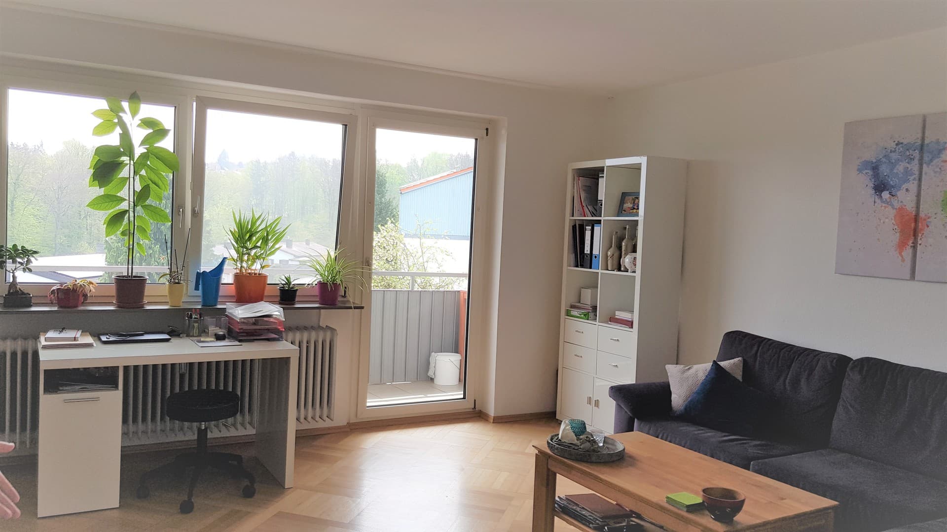 Hell - saniert - modern - mit EBK - Südbalkon - Fensterbad 2 Zimmer, Haidenhof Nord
