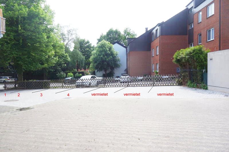 5 Parkplätze - Enger-Zentrum
