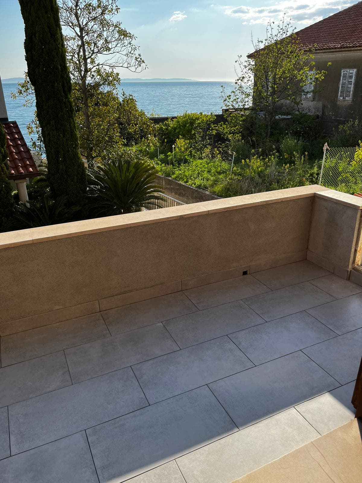 Wohnung Podstrana/Split,Meerblick,Privat Ausgang zum Strand