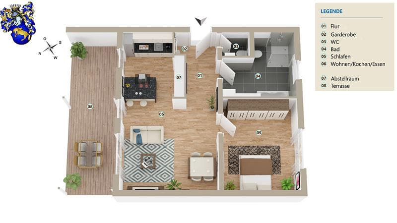 Neubauprojekt in Bernkastel-Kues – Wehlen: Wohnen auf 83,77 m² - Balkon - Garage & Erholungsfaktor