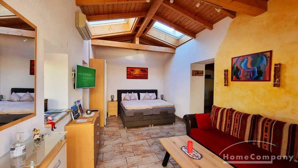 26196 HomeCompany Dresden Möbliert/Furnished Bungalow in Radebeul max. 2 Personen