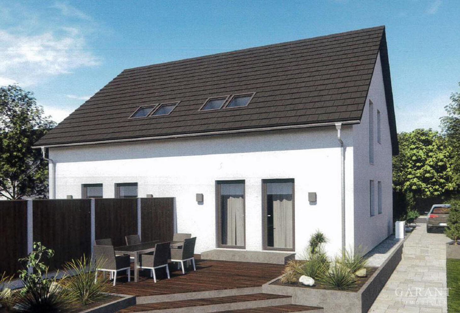 * Chance für 2 Baupartner * Komplettes Doppelhaus * Noch beide Hausseiten frei *