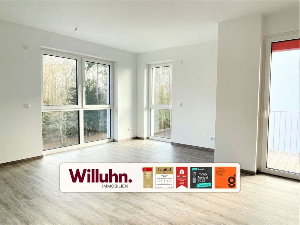 Schöne Wohnung mit durchdachtem Grundriss und zwei Balkonen