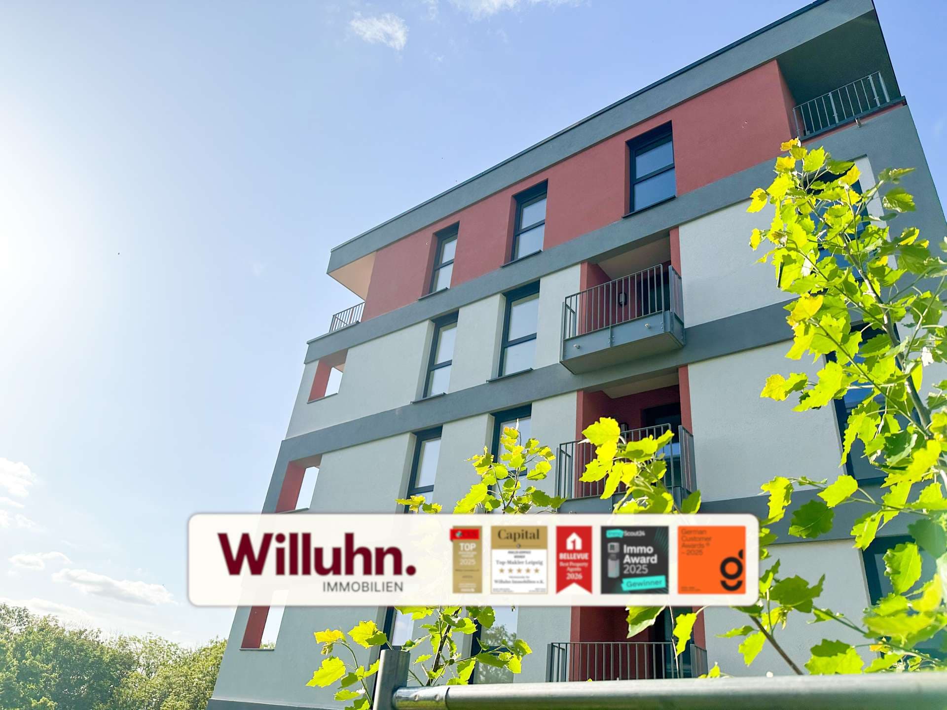 NEUBAU-Wohnung mit zwei Balkonen l Fußbodenheizung l Energieeffizienzklasse A+
