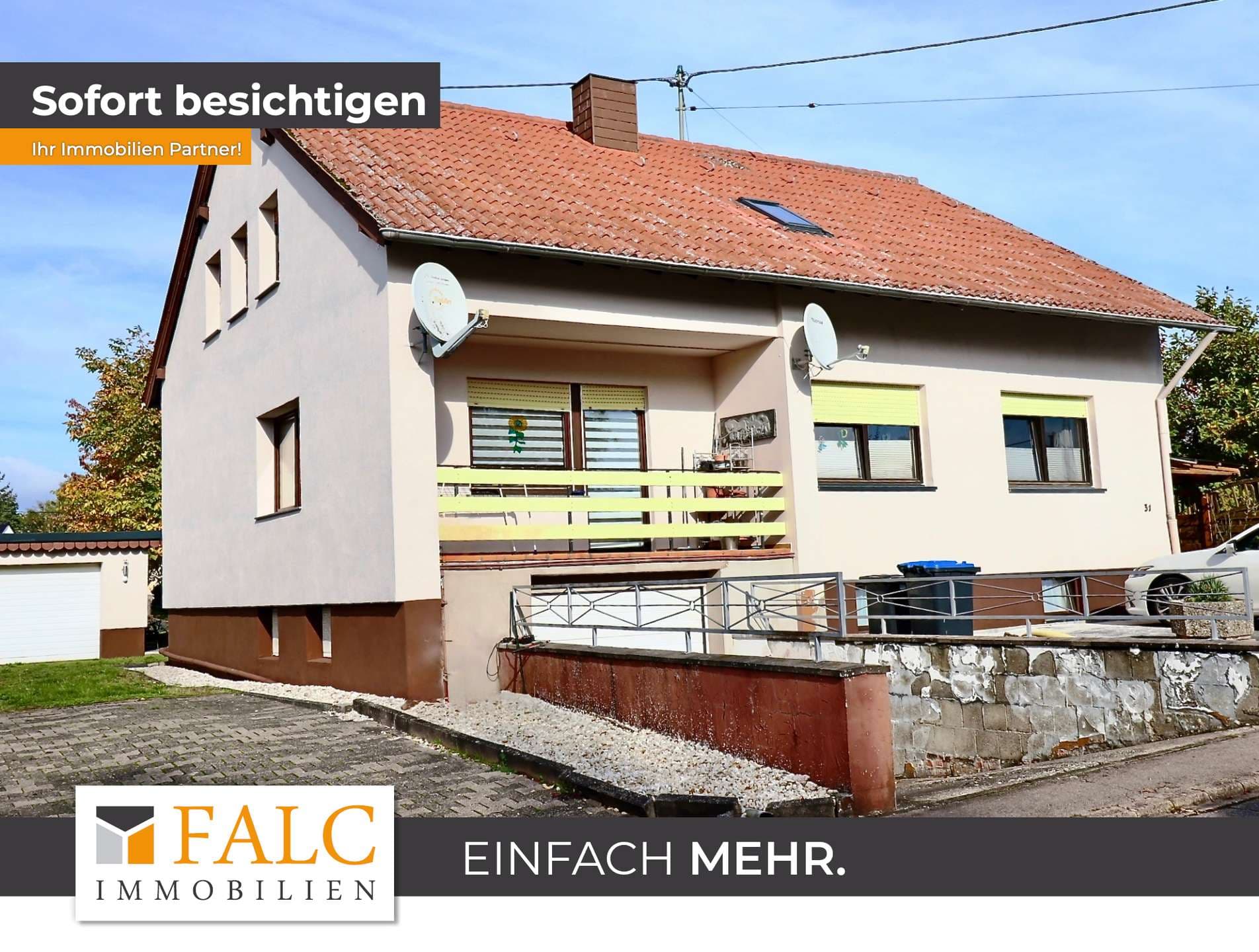 +++Viel Raum zum Leben: Zweifamilienhaus auf sonnigem Grundstück+++