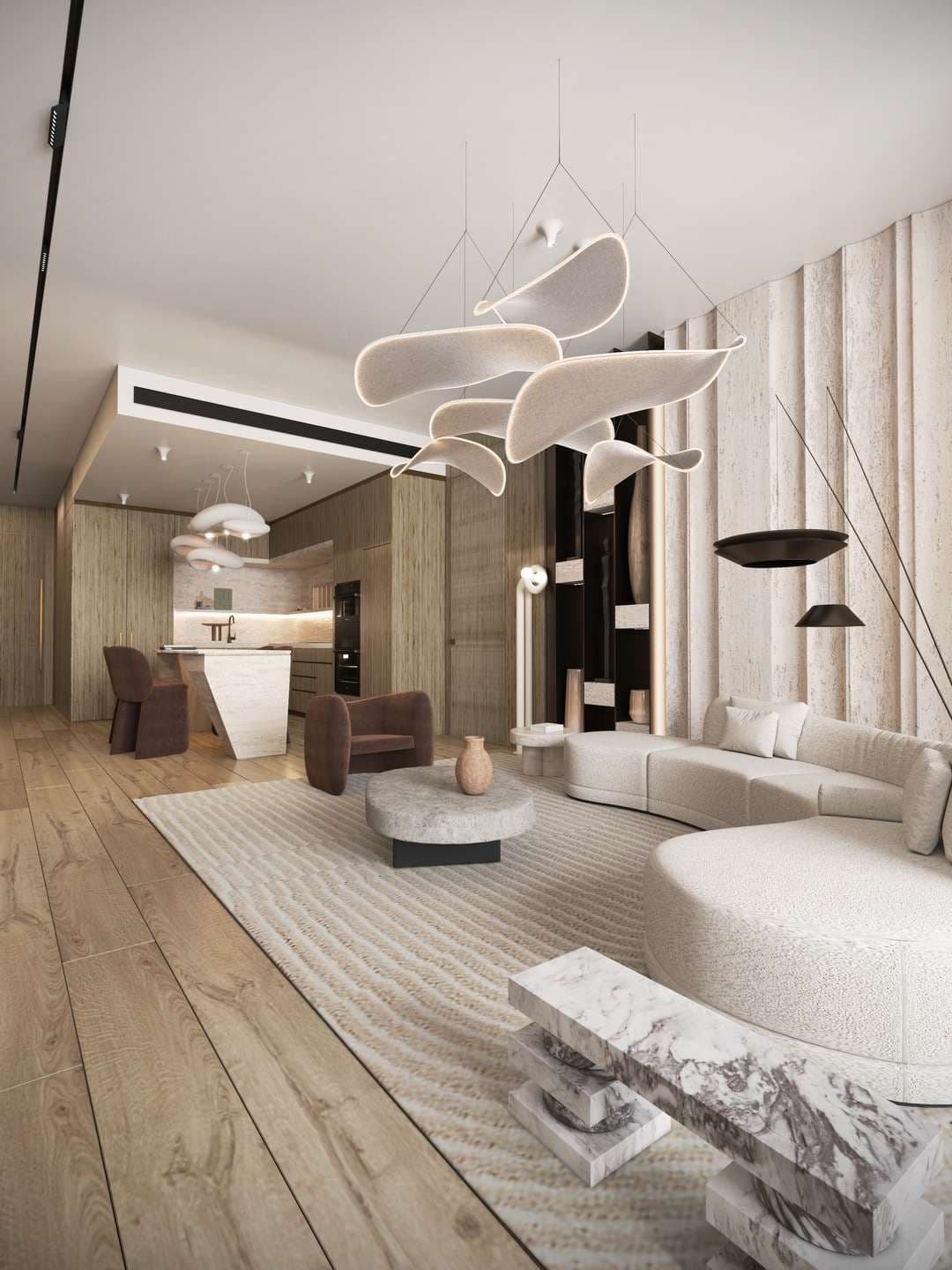 Exklusives 3-Zimmer-Apartment mit Gästezimmer & Privatem Pool auf dem Balkon