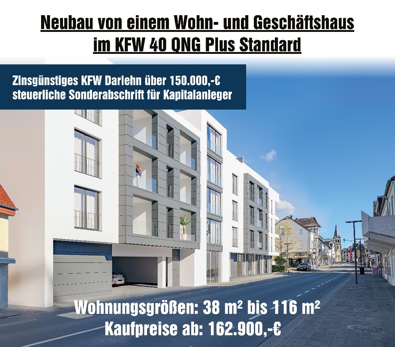 Neubauprojekt in Bad Lippspringe Exklusives Wohnen in zentraler Lage