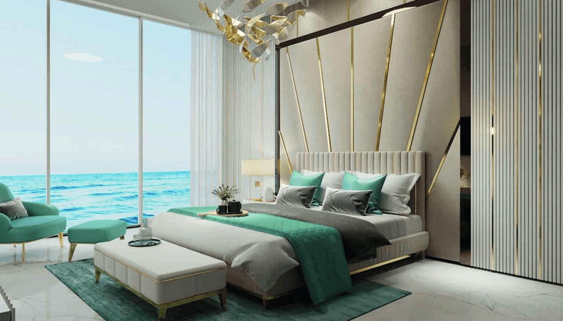 Traumhafte 2-Zimmer-Wohnung mit Panoramablick über das Meer