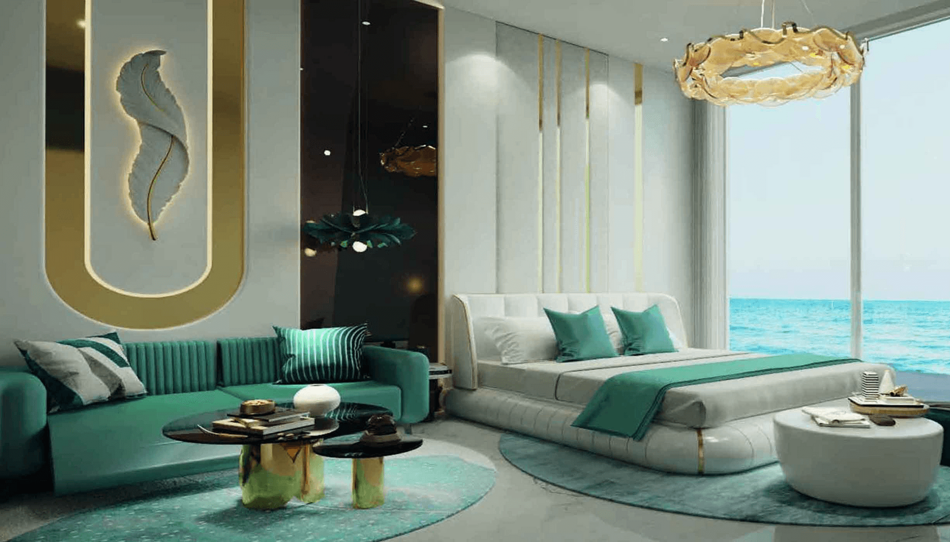 Flexibles Studio mit Meerblick in Dubai Maritime City