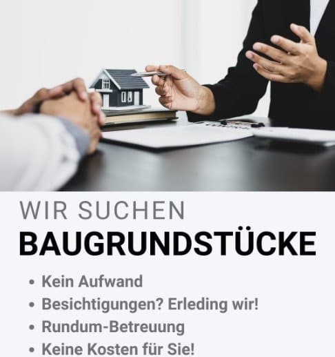 Sie wollen Ihr Grundstück ohne Maklergebühren verkaufen? Wir finden den passenden Käufer!