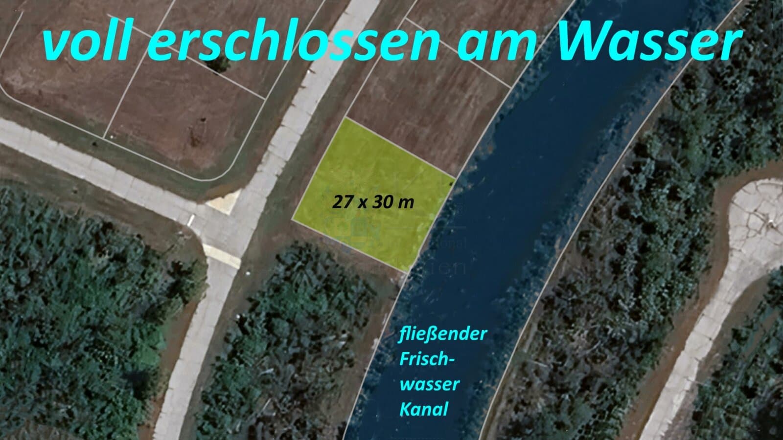 EUR 49/m² - WSG - Investition mit Aussicht - Wassergrundstück in Florida