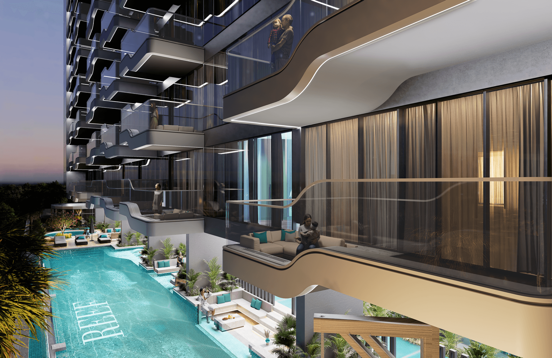 Luxuriöses Wohnen mit innovativer Technologie im Herzen von Dubai Land