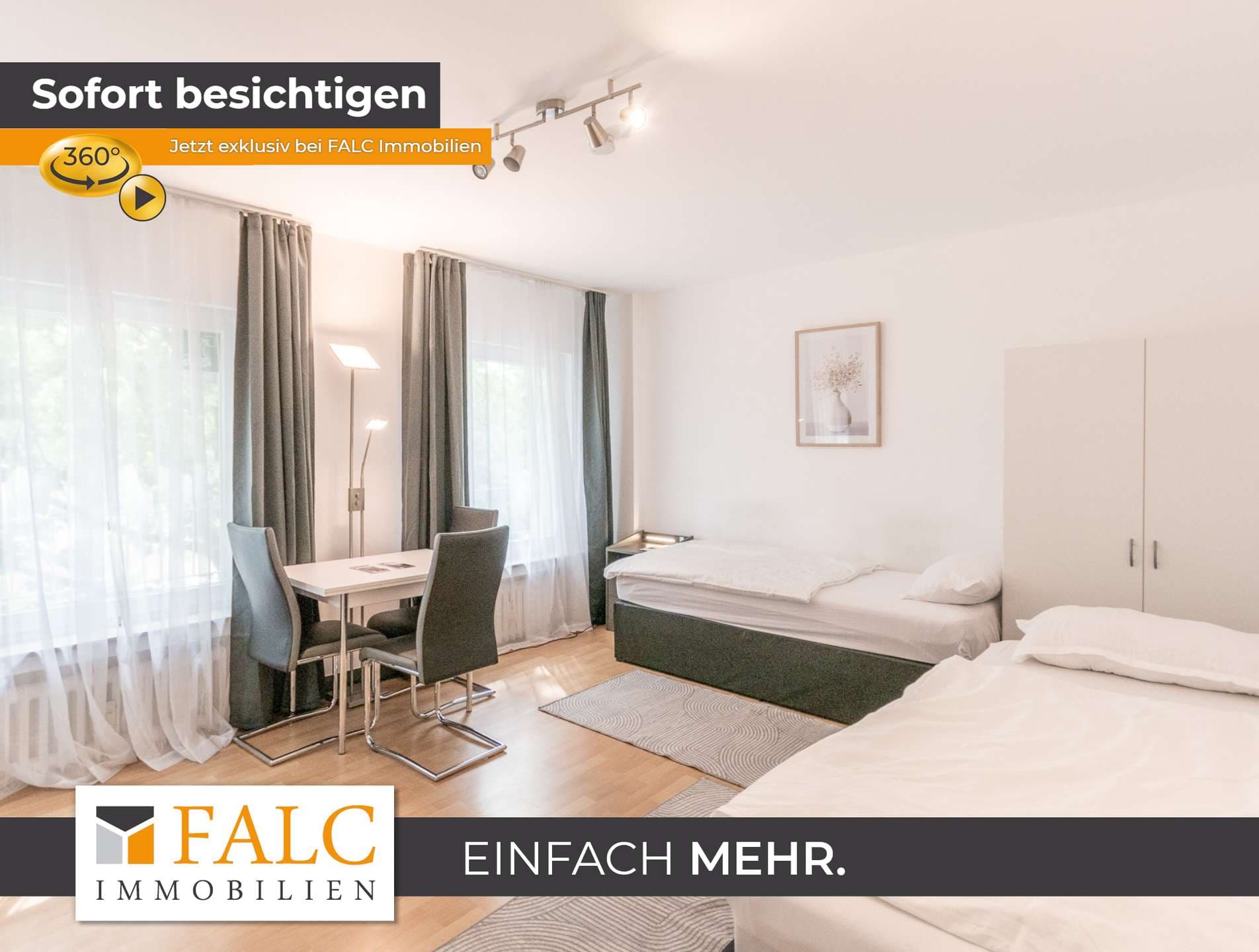 Möbliertes City-Apartment für langfristiges Wohnen