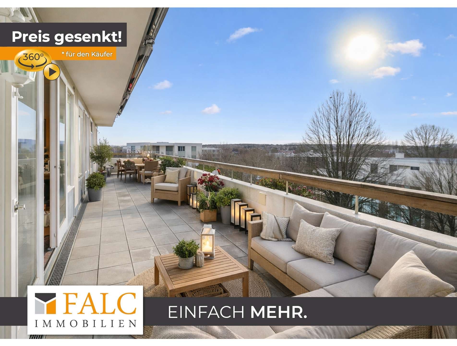 Exklusive Penthouse-Wohnung mit großzügiger Dachterrasse und Bergpanorama