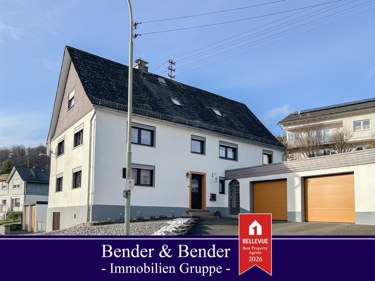 Gepflegtes Mehrgenerationenhaus mit vier Garagen - attraktive Kapitalanlage in Netphen-Walpersdorf!