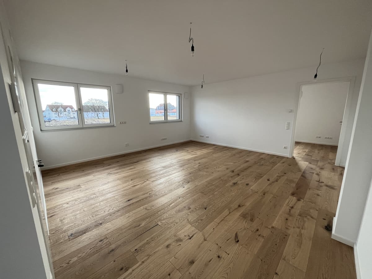 "Moderne klimafreundliche Neubauwohnung - bereits vermietet mit nachhaltiger und langfristiger Perspektive - Naturstadt Speichersdorf“