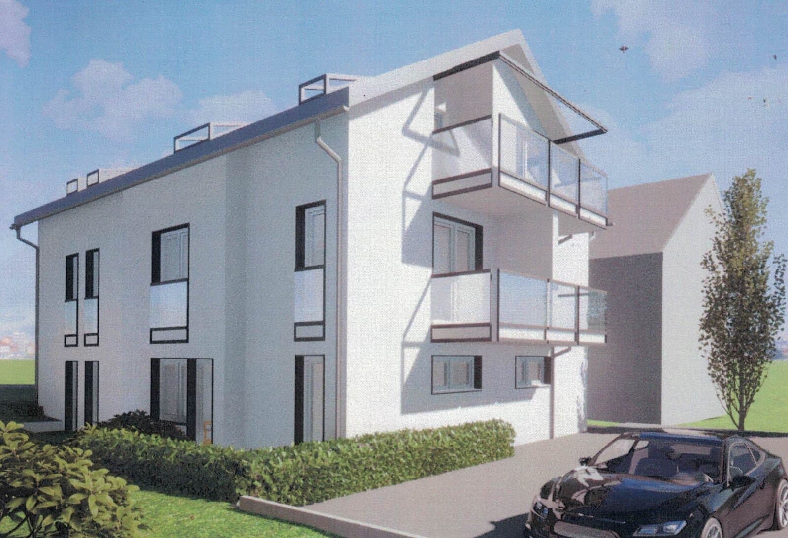 Projektiertes 5 Familienhaus in Biberach mit Baugenehmigung