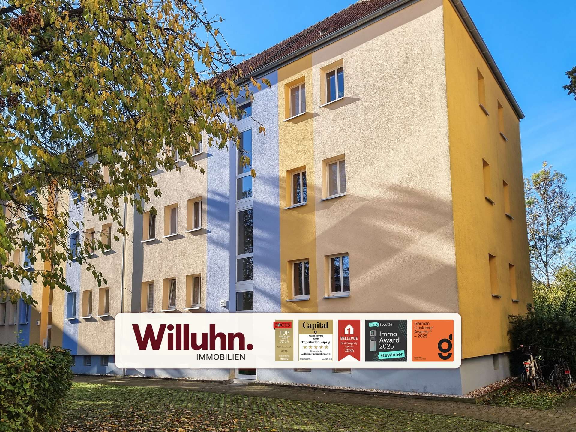 3,7 % Brutto-Rendite I Balkon I 2,5 Zimmer I Markkleeberg