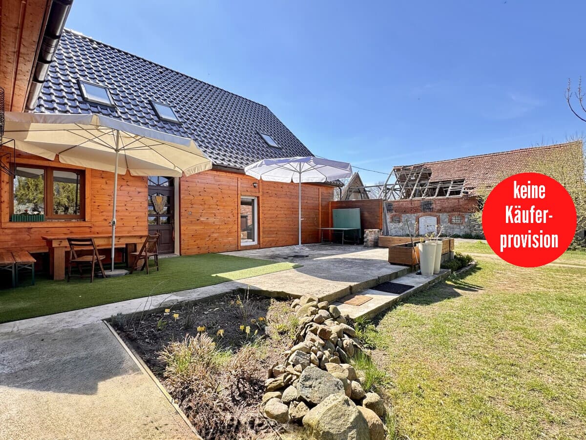 HORN IMMOBILIEN ++ Einfamilienhaus mit großem Grundstück in Ramin an der polnischen Grenze.