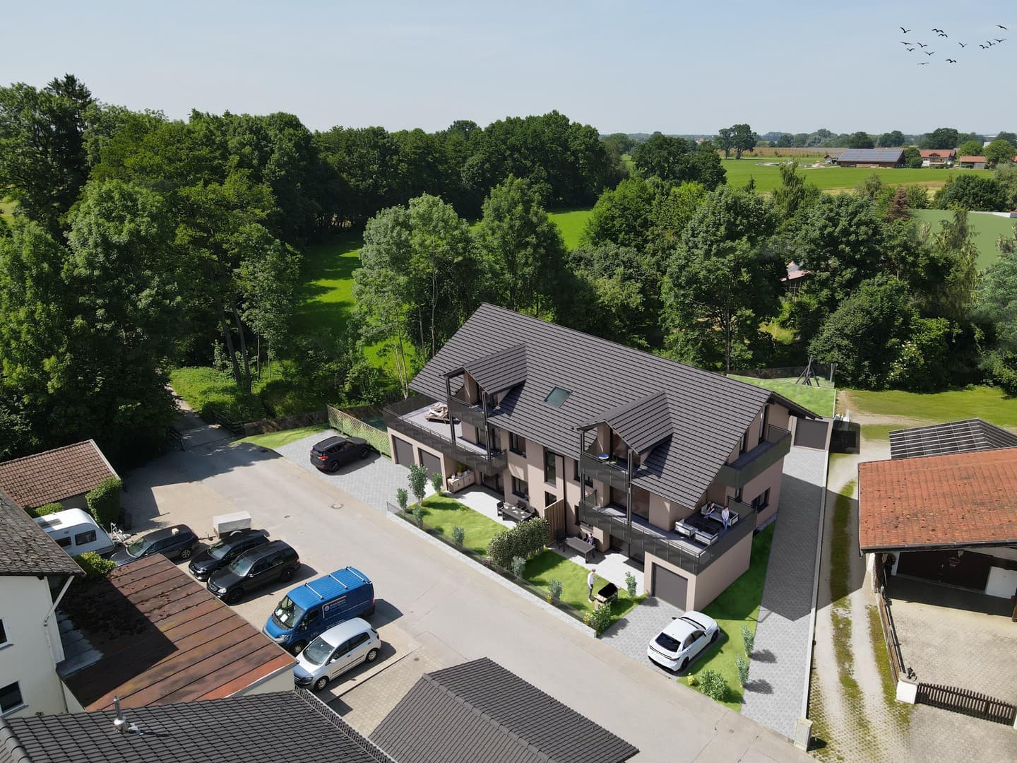 Wohnen mit Weitblick – 3-Zi.-Terrassenwohnung mit Traum-Dachterrasse