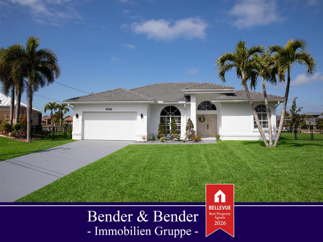 Moderne Residenz mit Pool im Südwesten
von Cape Coral auf einzigartigem Grundstück!
