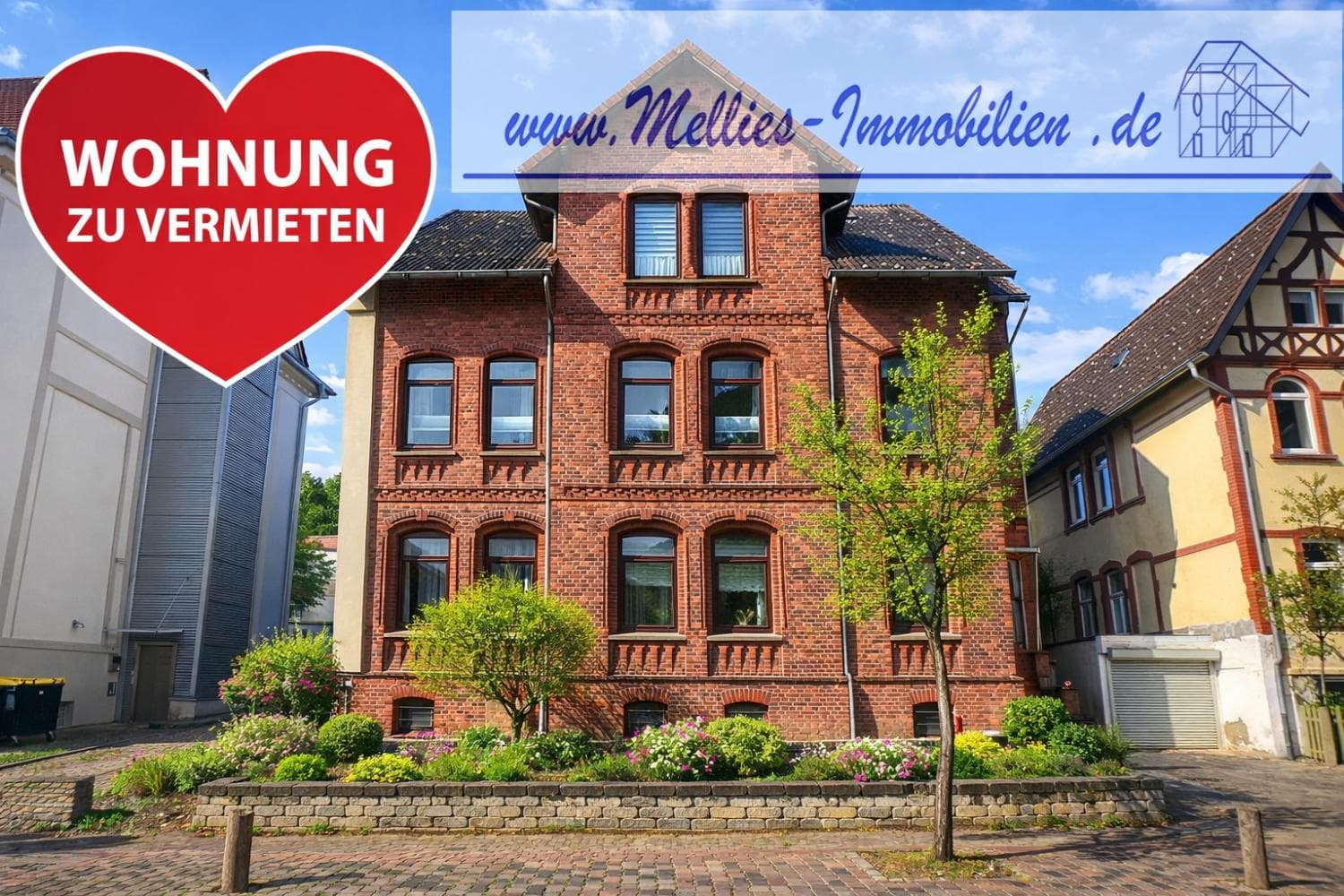 Zur Miete- Wohnen mit Charakter – großzügige Wohnung mit hohen Decken, Terrasse und Garten in Uelzen Stadt